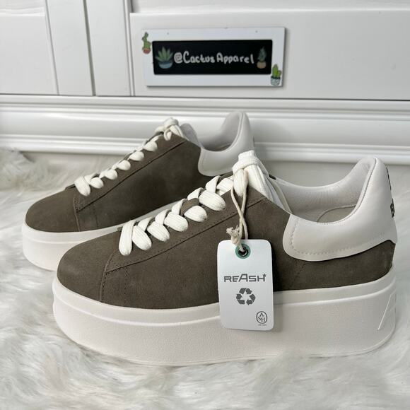 New Women’s Ash Moby Be Kind Platform Sneakers Size 38 (8US) - Picture 3 of 8